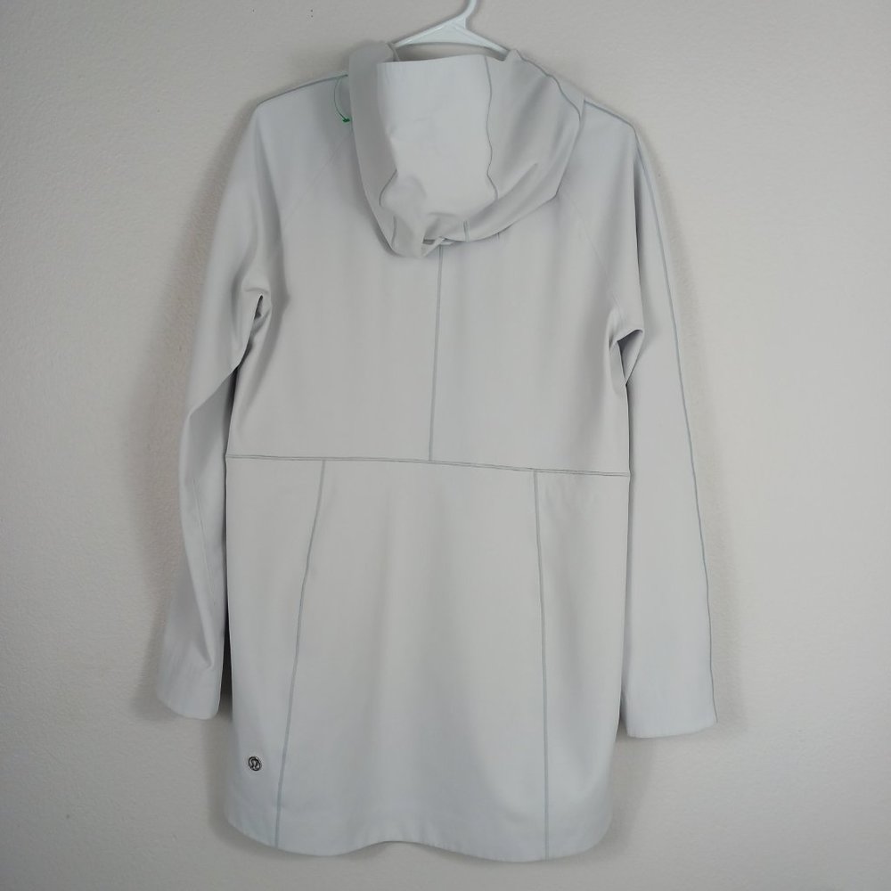 LULULEMON Women's Glyde Along Softshell jacket gray size 8 - Picture 4 of 9